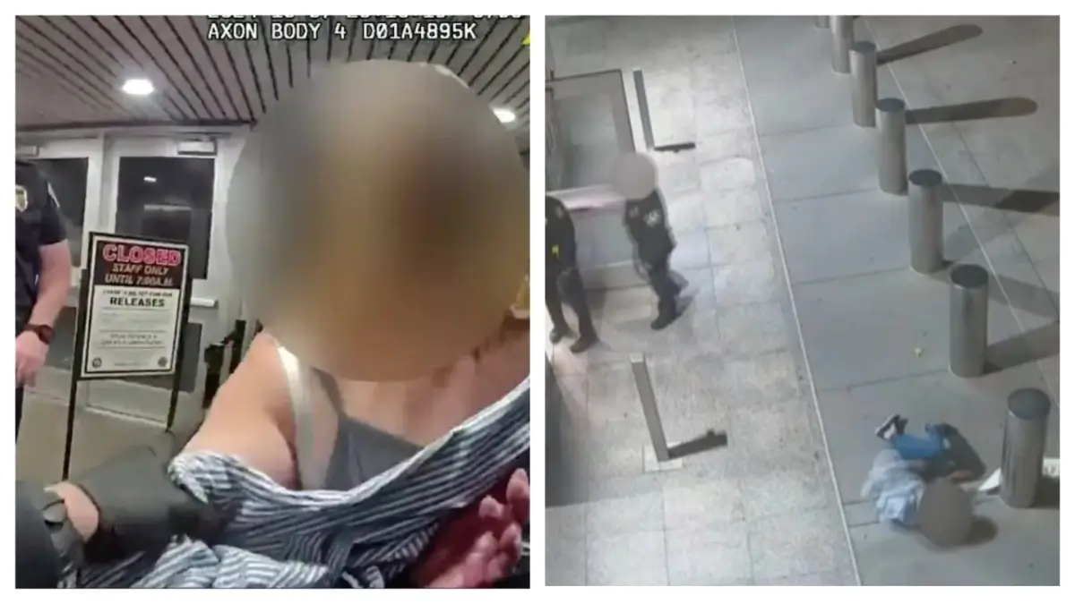 ‘Don’t Push Me!’: Sacramento Cop Who Was Fired After He Was Caught on Video Forcefully Shoving a 71-Year-Old Woman Out of Jail Exit Has Been Charged with Felony Assault