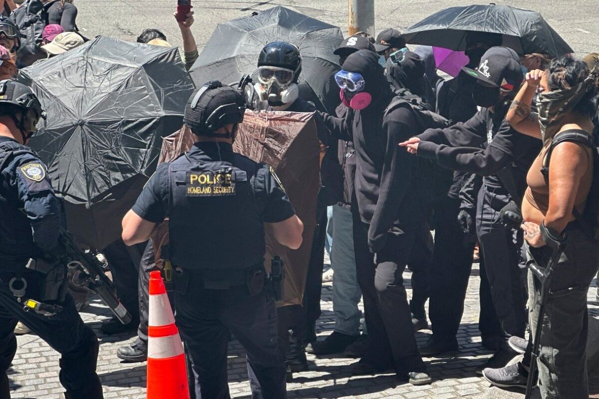 Protests over immigration raids pop up across the US with more planned