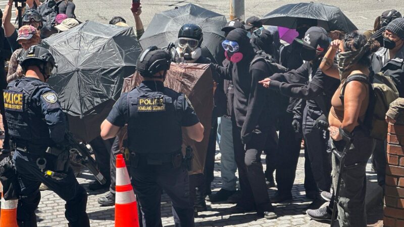 Protests over immigration raids pop up across the US with more planned