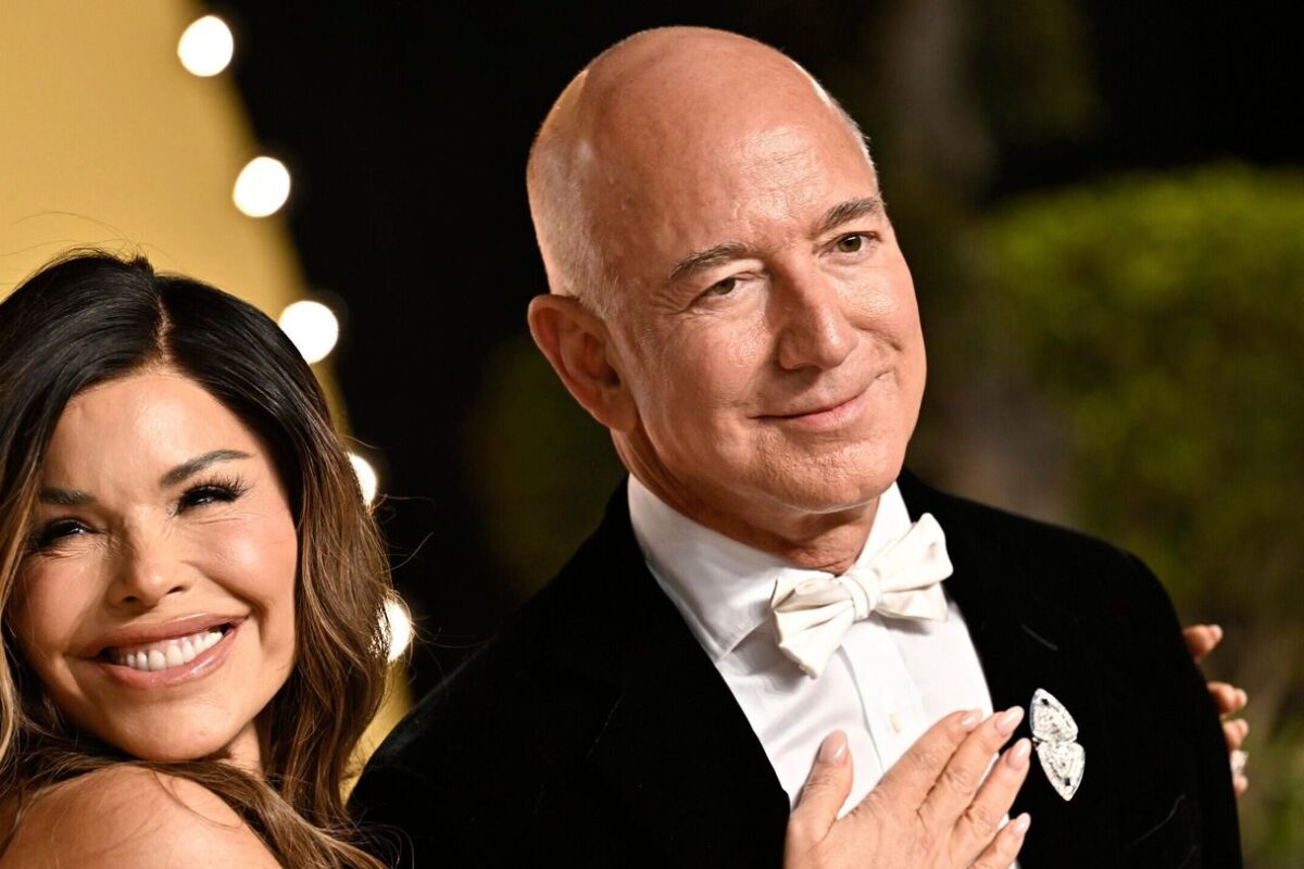 Protesters say Bezos’ star-studded Venice wedding highlights growing inequality