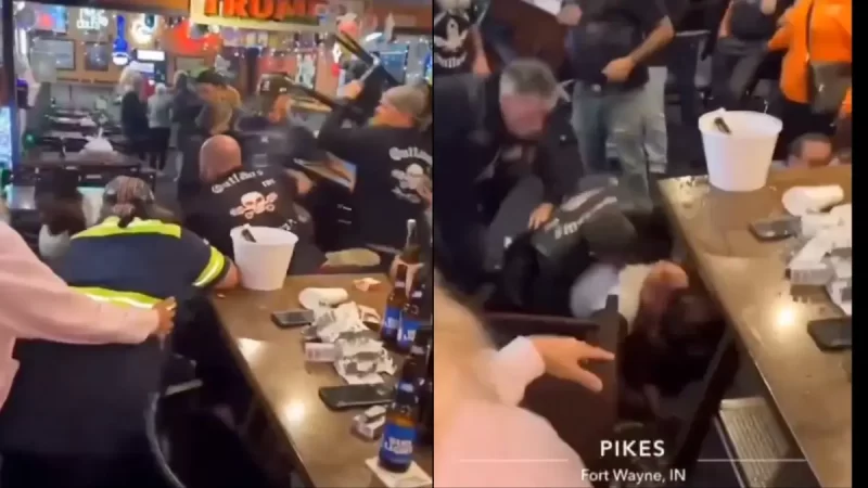 ‘There Are Two Sides to Every Story’: Indiana Bar Owner Justifies Brutal Beatdown of Black Man By White Biker Gang Shouting Racial Slurs In Viral Video