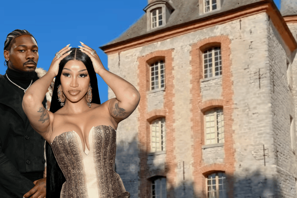 Cardi B is living a fairytale dream in ‘real castle’ Stefon Diggs rented while in France