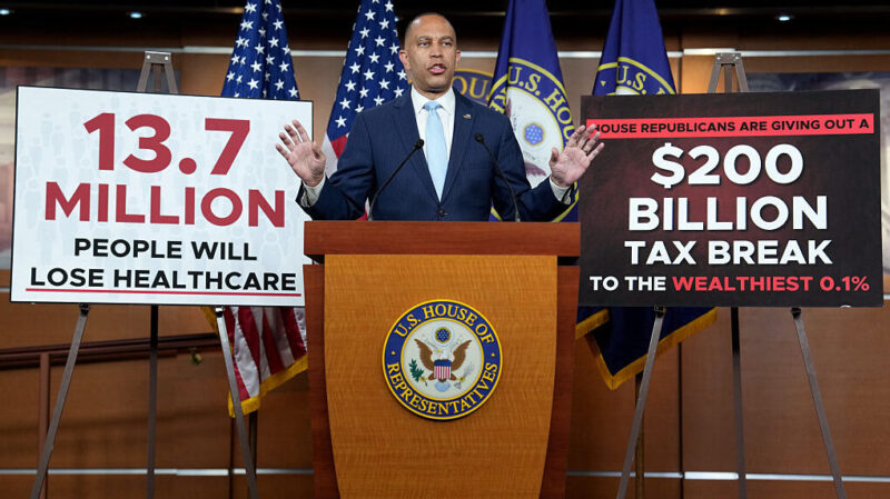 White House and Hakeem Jeffries clash over claim people will ‘literally die’ from proposed Medicaid cuts