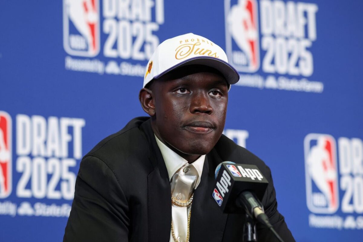 South Sudan’s Khaman Maluach picked 10th in NBA draft amid ban on visas from his country