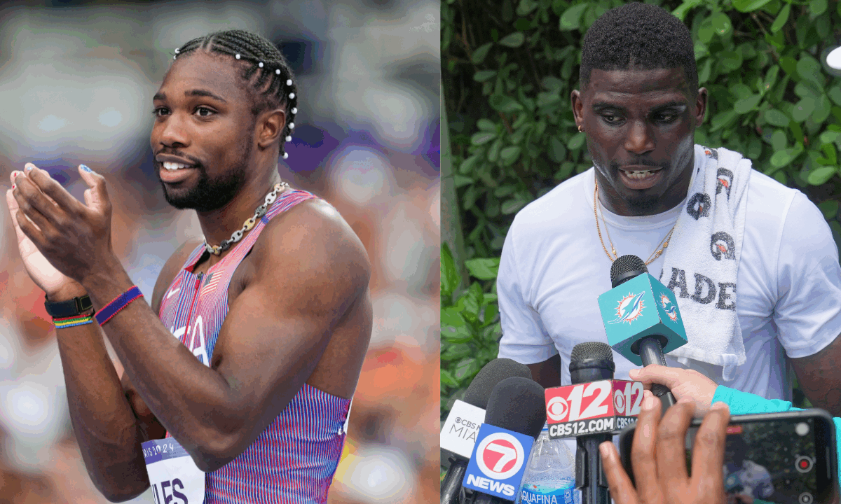 Olympic 100 champion Noah Lyles calls off weekend race with Miami’s Tyreek Hill for personal reasons