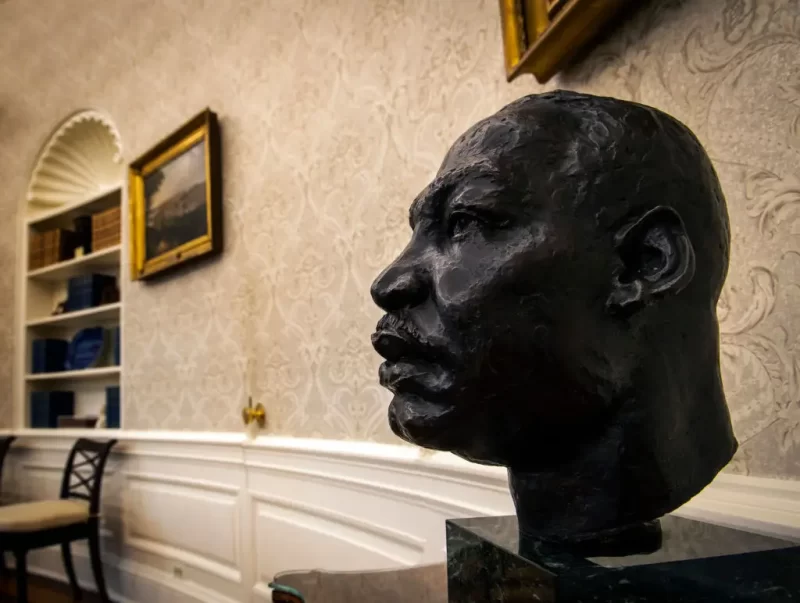 ‘Something Bigoted to Distract’: Donald Trump Quietly Removes MLK Bust from Oval Office Amid Broader Scrubbing of Civil Rights Symbols