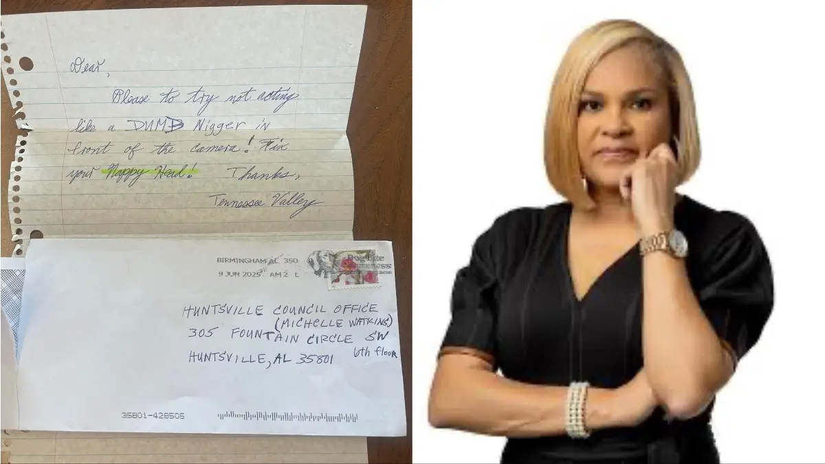 ‘Fix Your Nappy Head’: Alabama Officials Outraged Over Racist Letter Sent to Huntsville’s First Black  Councilwoman