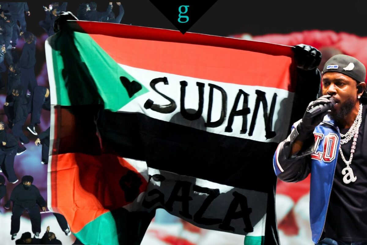 Super Bowl halftime performer charged for running on field with ‘Sudan and Free Gaza’ flag