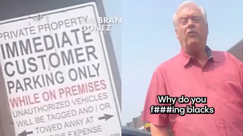 ‘People Like You Park and Scratch Cars’: White Man Accuses Black Woman of Illegally Parking In Shopping Plaza In Racist Outburst, Threatens to Call Cops, Video Shows