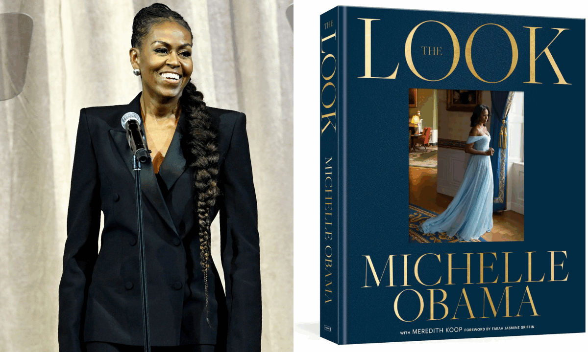 Michelle Obama is reclaiming her narrative—and her style—in her new book, ‘The Look’