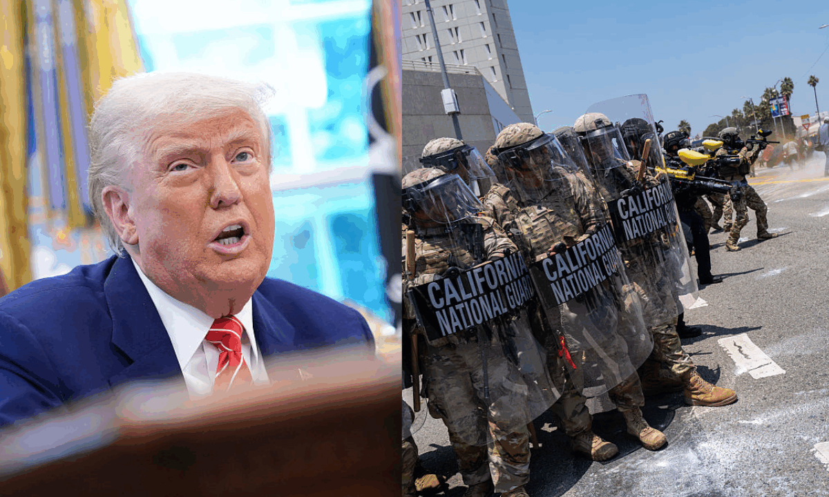 After deploying national guard in LA, Trump slammed for ‘provoking chaos’ and ‘stoking fear’
