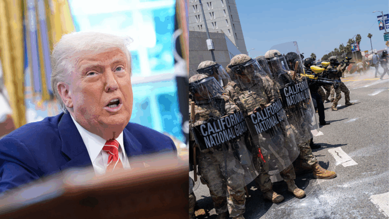 After deploying national guard in LA, Trump slammed for ‘provoking chaos’ and ‘stoking fear’