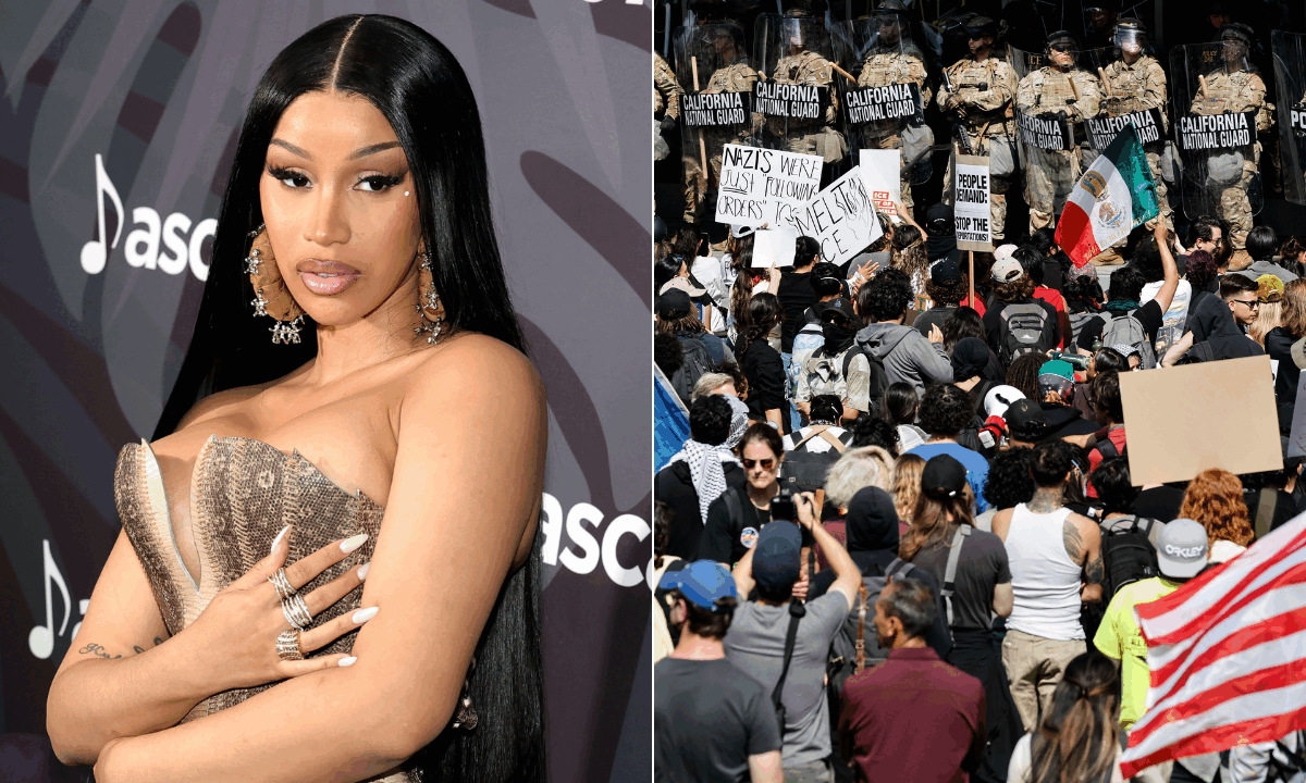 Cardi B calls out Trump’s ‘dictatorship vibes’ amid ICE raids and Los Angeles protests