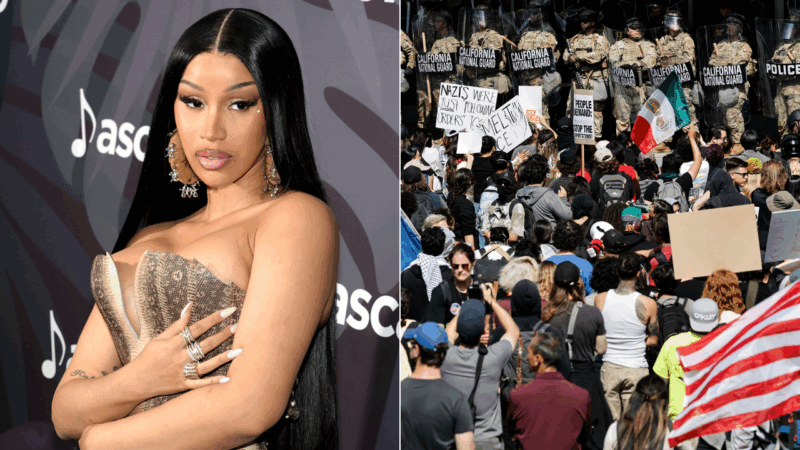 Cardi B calls out Trump’s ‘dictatorship vibes’ amid ICE raids and Los Angeles protests