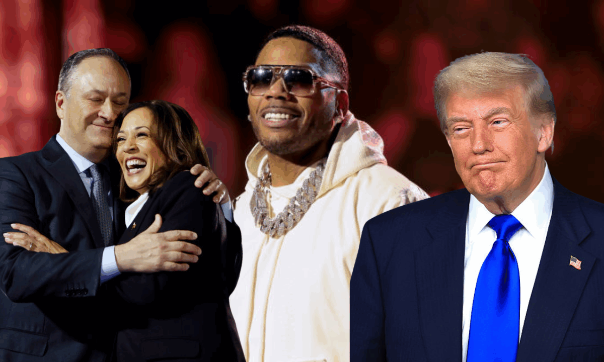 Nelly takes dig at Kamala Harris and her ‘white husband’ while defending Trump inauguration performance