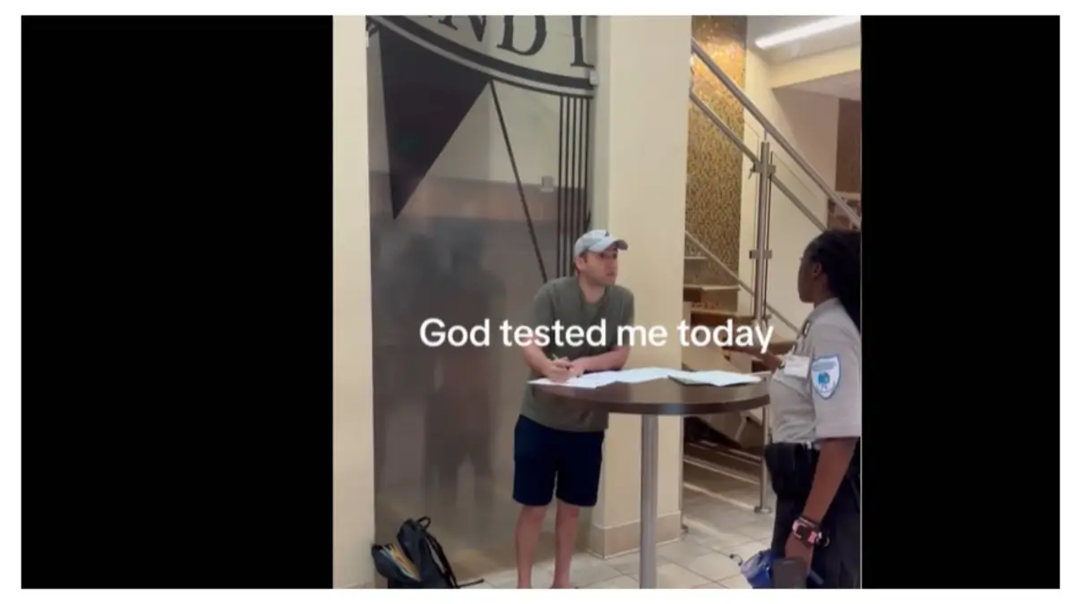 ‘I Don’t Feel Safe!’: Viral Video Captures White Man Allegedly Calling Black Man a ‘Peasant’—Then Flipping the Script with 911 Call Complaining He’s Surrounded by Black Security