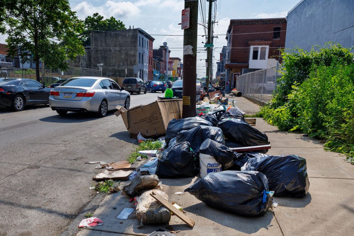Trash piles up in Philadelphia as thousands of city workers go on strike