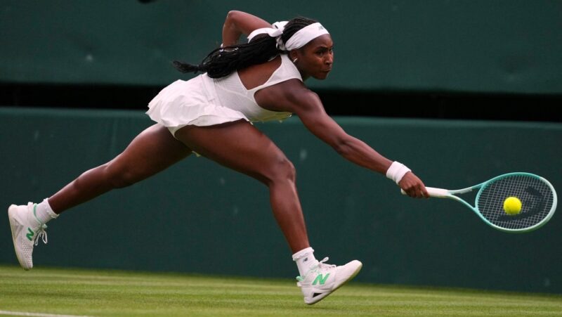 Coco Gauff is out in the first round of Wimbledon with a 7-6 (3), 6-1 loss to Dayana Yastremska