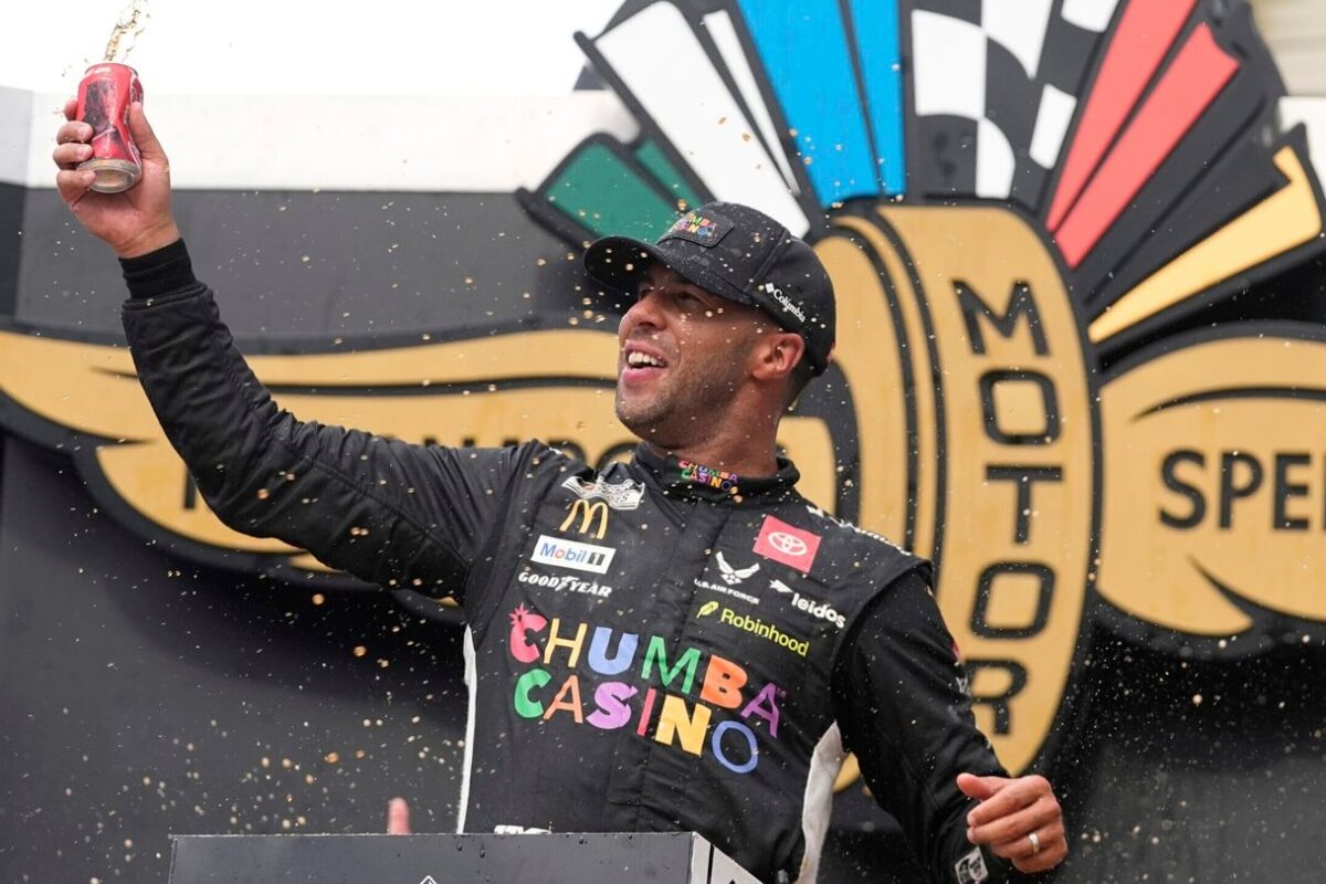Bubba Wallace becomes first Black driver to win a major race on Indianapolis’ oval