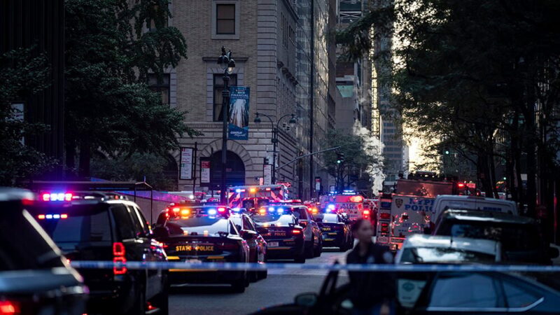 At least 5 people, including a police officer, killed in a Manhattan office building shooting