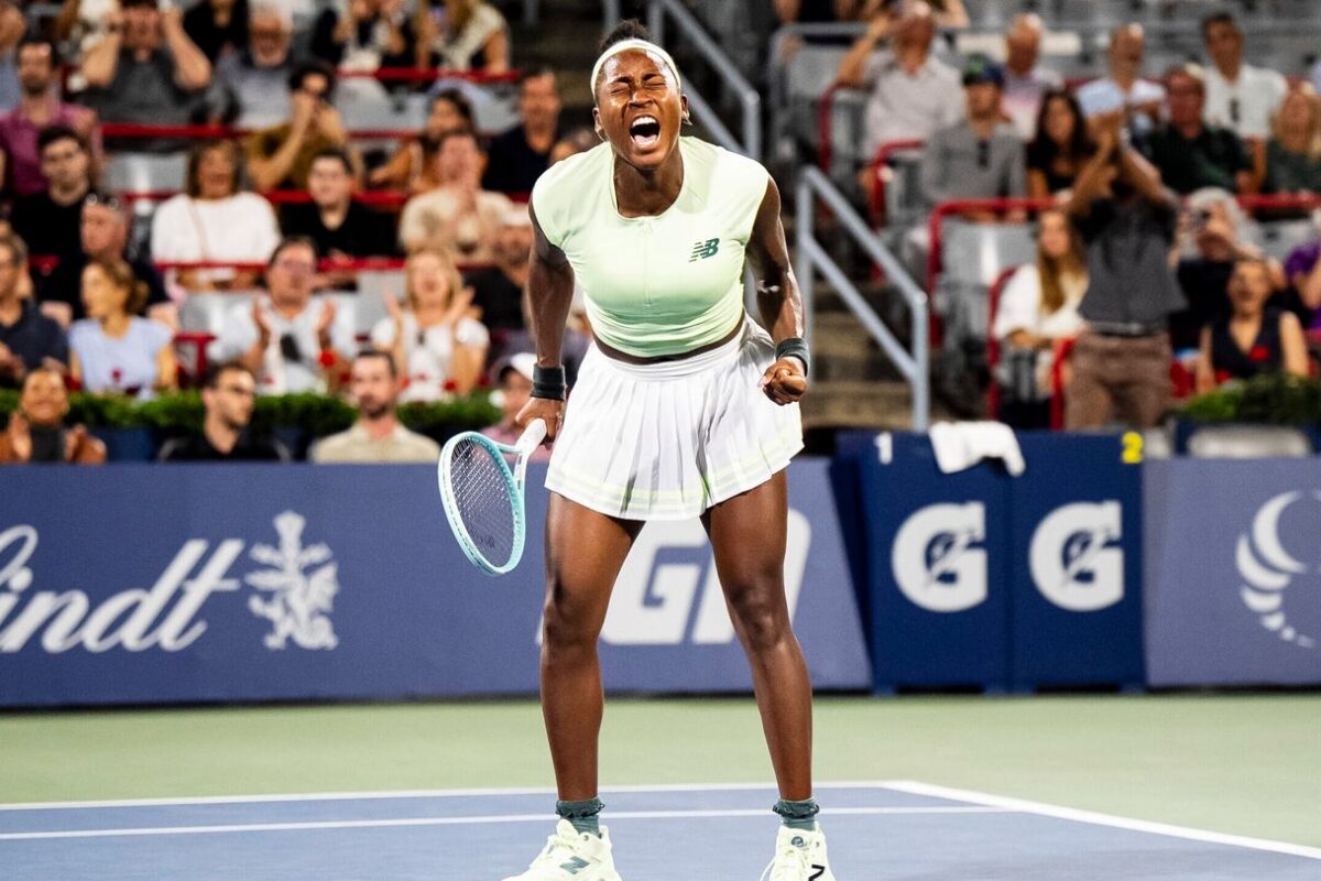 Coco Gauff overcomes 23 double-faults for first win since French Open title