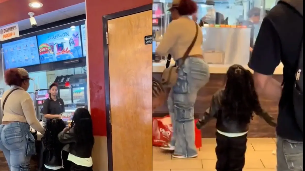 ‘Mad Disrespectful’: Burger King Worker Smiles After Throwing Drink on Child During Confrontation with Woman Who Demanded Refund, Viral Video Shows