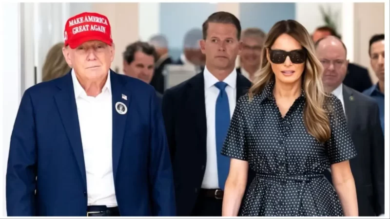 ‘She Hated Every Minute Of It’: Melania and Donald Trump Spotted Holding Hands, Fans Notice How Quickly She Seemed to Have Pulled Away