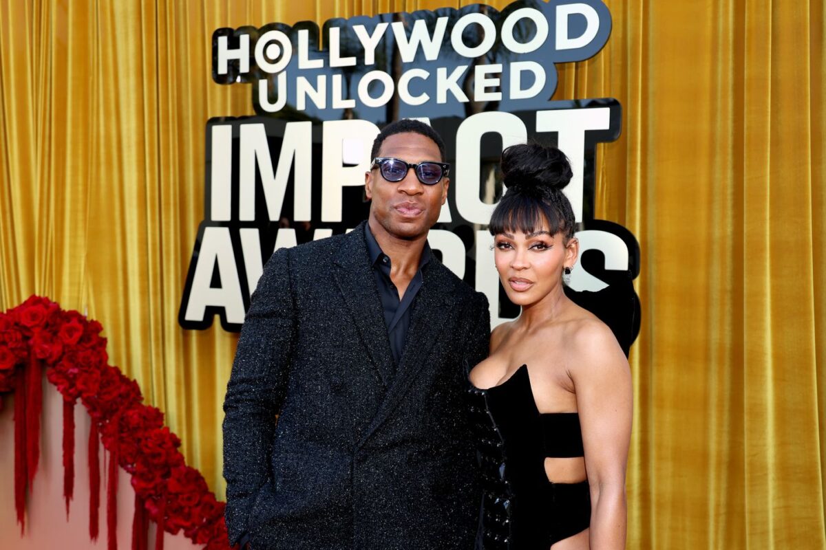 Jonathan Majors shuts down fan’s attempt to shoot his shot with Meagan Good