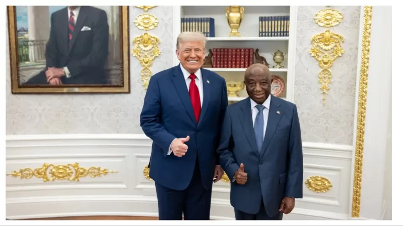 ‘Peak Ignorance’: Trump Faces Backlash After Cluelessly Asking English-Speaking Liberian President Where He Learned to Speak the Language ‘So Beautifully’