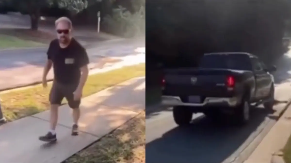 ‘Immediate Karma’: White Truck Driver Flipped Off Black Man and Hurled Racial Insult After He Tried to Save Him from Driving Into a Sinkhole