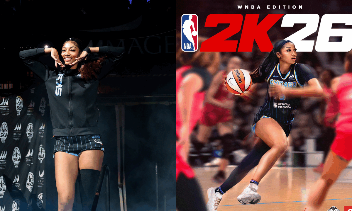 Angel Reese debuts signature Reebok shoe on the cover of NBA 2K26 WNBA Edition
