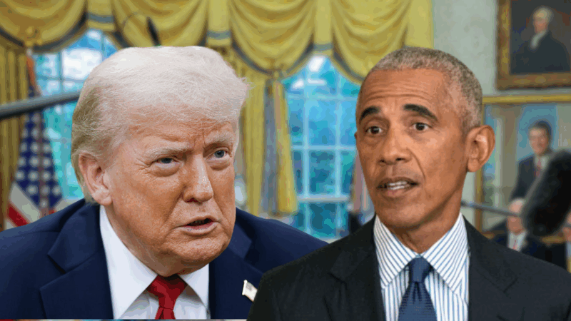 Trump accuses Obama of trying to ‘lead a coup’ against him. Dems say he’s distracting from Epstein scandal