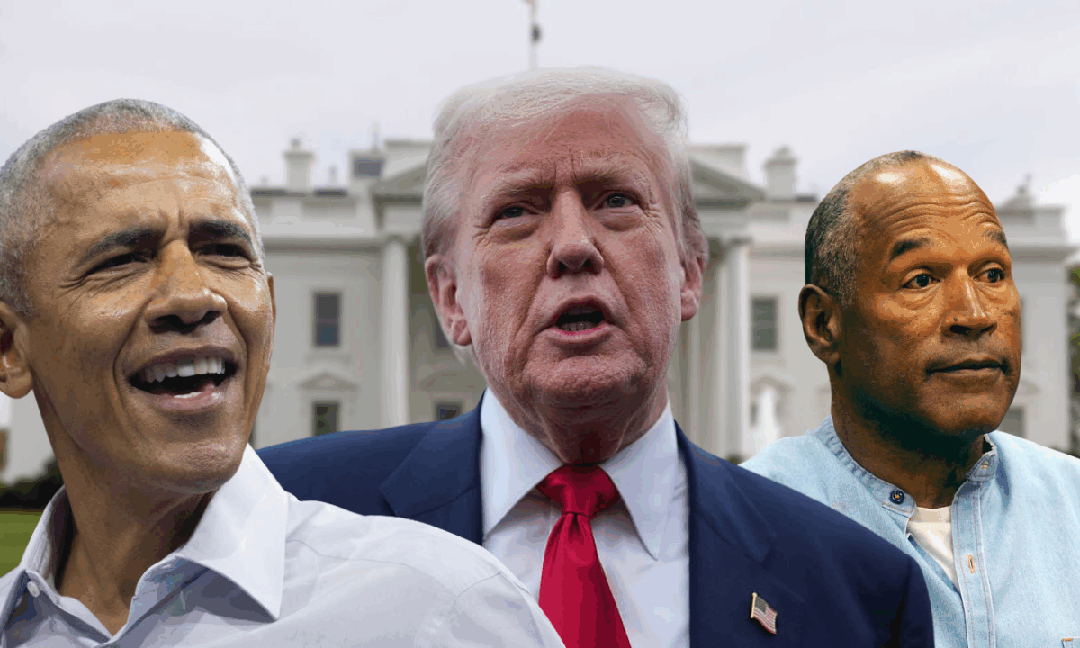 Trump taunts Obama with doctored image of infamous O.J. Simpson Bronco chase