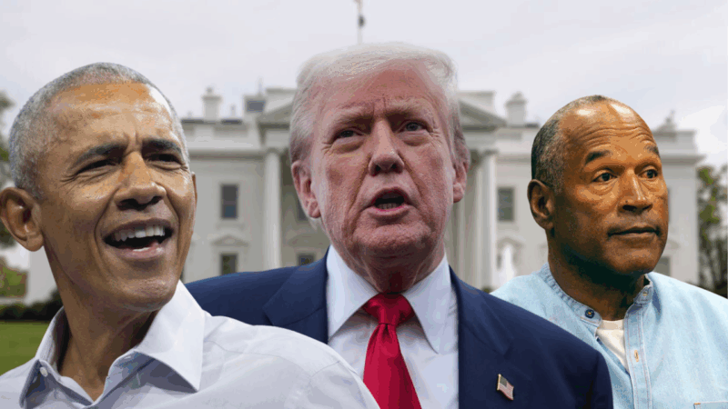 Trump taunts Obama with doctored image of infamous O.J. Simpson Bronco chase