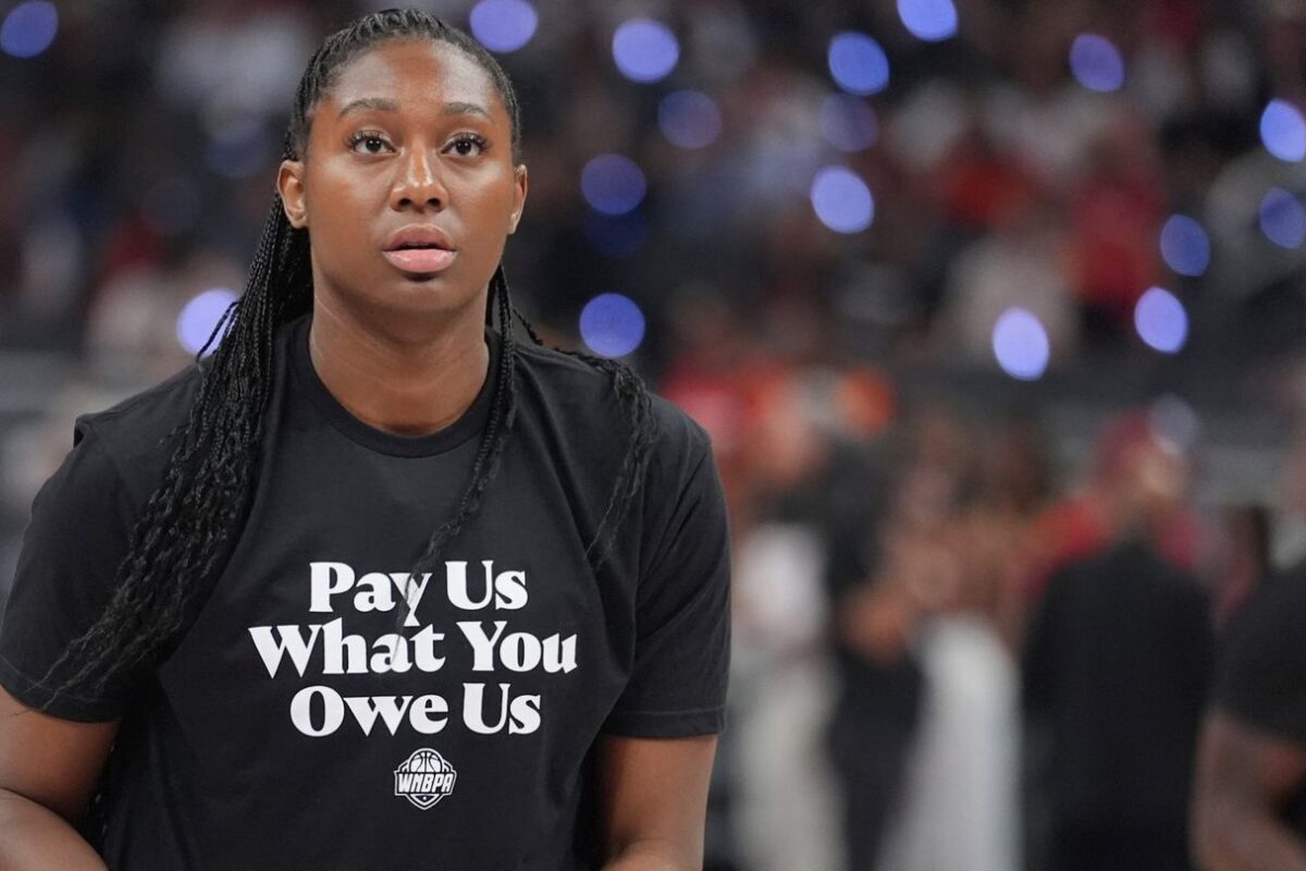 WNBA All-Stars make statement with warmup shirts over CBA