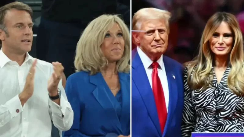 ‘Don’t Think She Likes Him’: France’s First Lady Embarrasses Macron Yet Again—Fans Can’t Unsee the ‘Trump and Melania’ Vibes