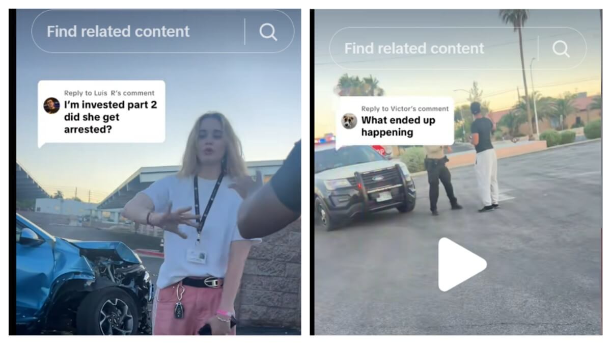 ‘Get Away from Me, Please!’: TikTok Influencer Tries to Flip the Script After Crash and Blame the Victim — But Her Attempt to Control the Story Backfires In the Worst Way When Cops Arrive
