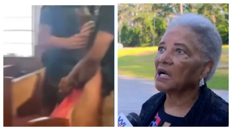 ‘You’re Hurting Me!’: Video Shows Deputies Forcibly Drag Elderly Woman Out of Sanctuary During Sunday Service After She Was Banned from Mississippi Church
