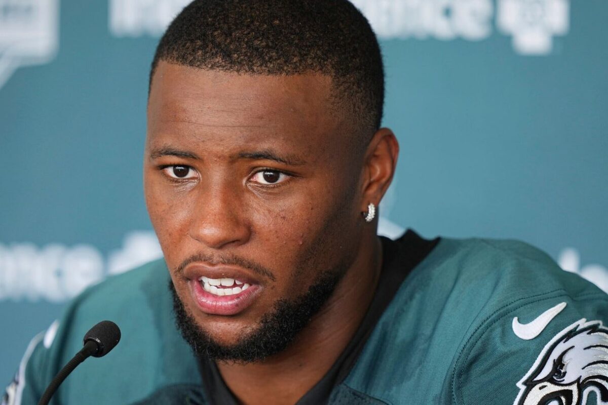 Eagles running back Saquon Barkley declines invitation to join Trump’s sports council