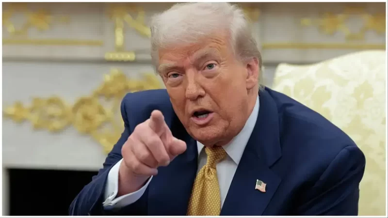 ‘What the Hell is That’: New Photo of Donald Trump Walking Into the Oval Office Sparks Outrage After Fans Zoom In on the Door