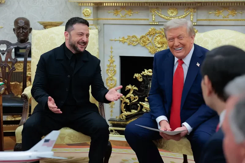 ‘Get a Room’: Marjorie Taylor Greene Strokes Boyfriend’s Ego As Volodymyr Zelensky Viciously Roasts Him for Backhanded Compliment About Suit