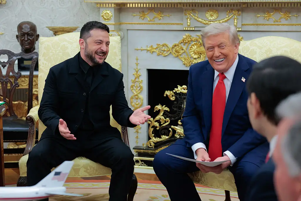 ‘Get a Room’: Marjorie Taylor Greene Strokes Boyfriend’s Ego As Volodymyr Zelensky Viciously Roasts Him for Backhanded Compliment About Suit