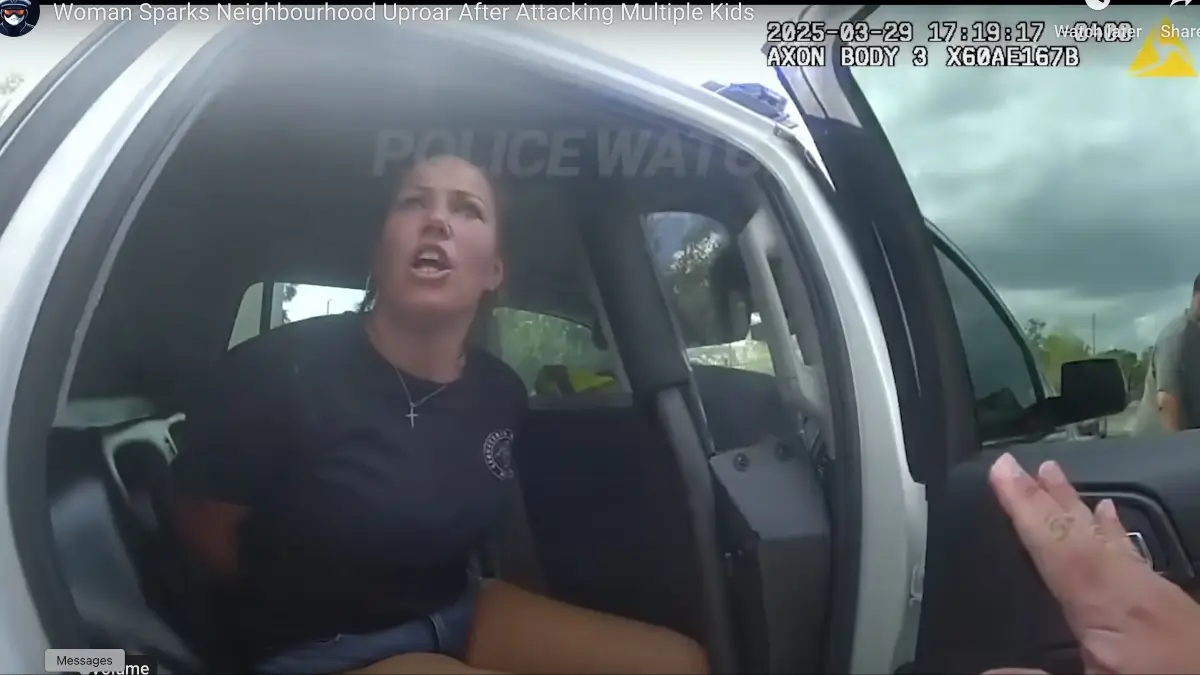 ‘They’re Terrorists’: White Florida Woman Begs for Cops to Hear Her Side During Arrest for Allegedly Chasing and Attacking Black Children, Calling Them the N-Word, Video Shows
