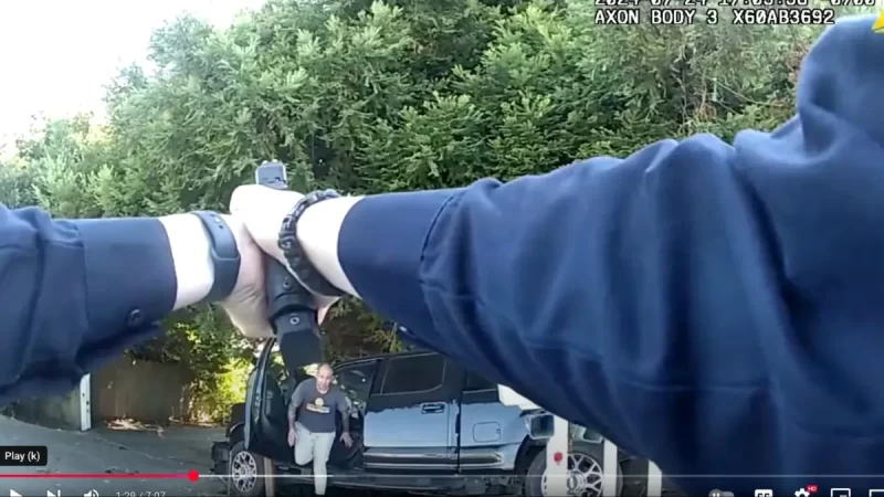 ‘Don’t Want You to Hurt My Daddy!’: California Cops Tase and Arrest Man Having Diabetic Emergency In Front of 6-Year-Old After He Crashed Vehicle, Video Shows