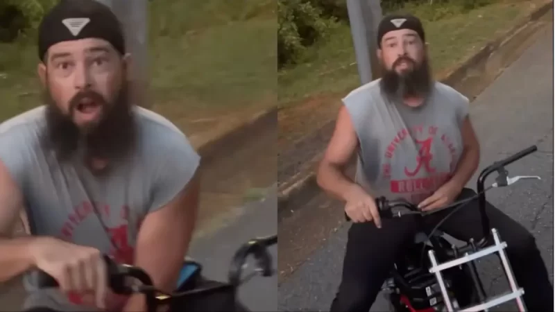 ‘We Will Beat… You!’: Road Rage Spirals After White Man on Mini Scooter Chases Black Mother and Daughter, But His Exit Doesn’t Go As Planned and the Internet Loses It