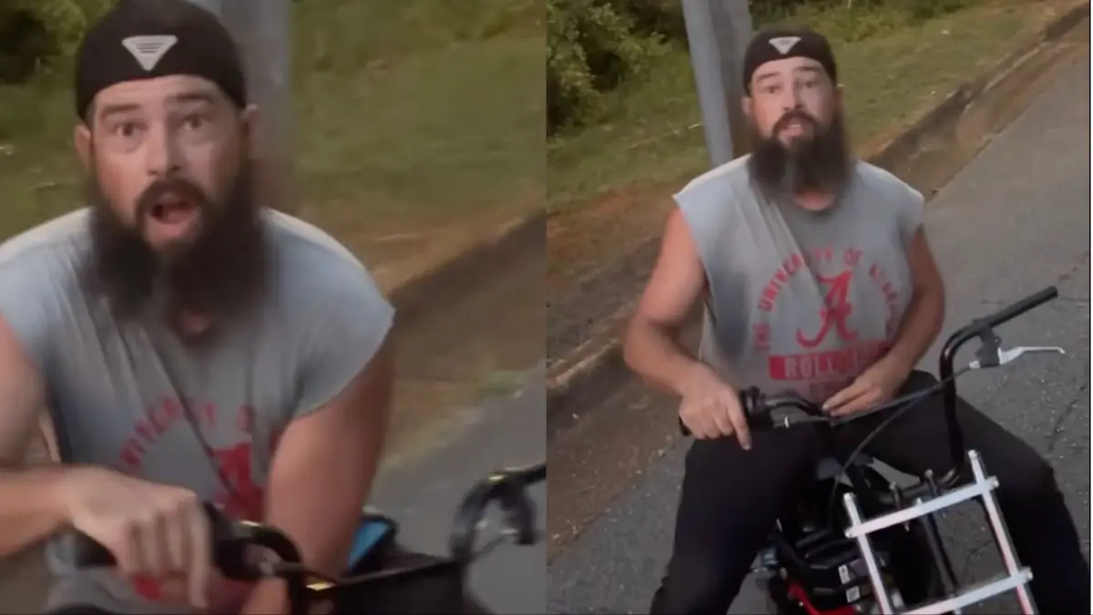 ‘We Will Beat… You!’: Road Rage Spirals After White Man on Mini Scooter Chases Black Mother and Daughter, But His Exit Doesn’t Go As Planned and the Internet Loses It