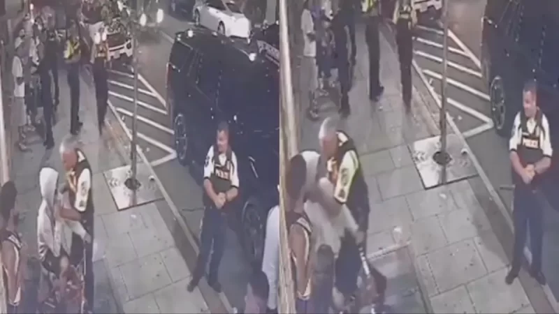 ‘Didn’t Expect Him to Strangle Me Like That’: Video Shows New York Cop Choke-Slamming Teen Into Bodega Window After Boy’s Cutting Remark