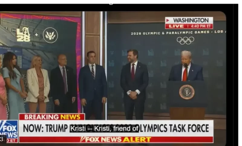 ‘He Is a Bumbling Idiot’: Trump Caught ‘Glitching Again’ with Kristi Noem On Stage—Tries to Style It Out, But the Internet Is Absolutely Dragging Him