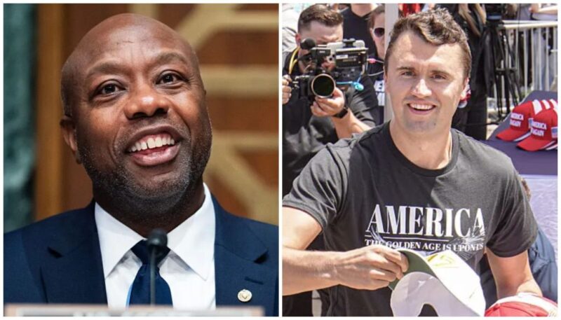 Sen. Tim Scott Continues ‘America Is Not A Racist’ Narrative While Speaking To American Racist Charlie Kirk
