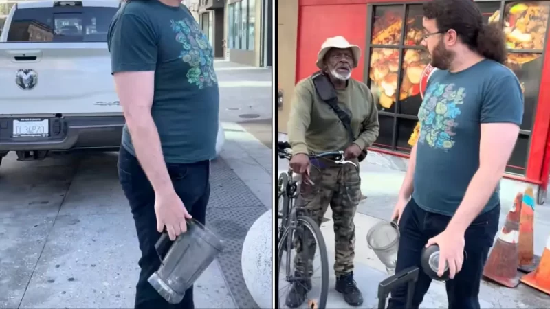 ‘You’re Going to Pay for It!: Disgruntled White Man Pours Pitcher of Water on Street Preacher’s Sound System, Setting Off Viral Confrontation